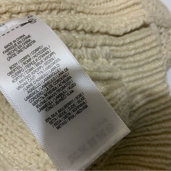 New Ralph Lauren lamb wool and silk Cable knit dress 2 - Picture 11 of 13